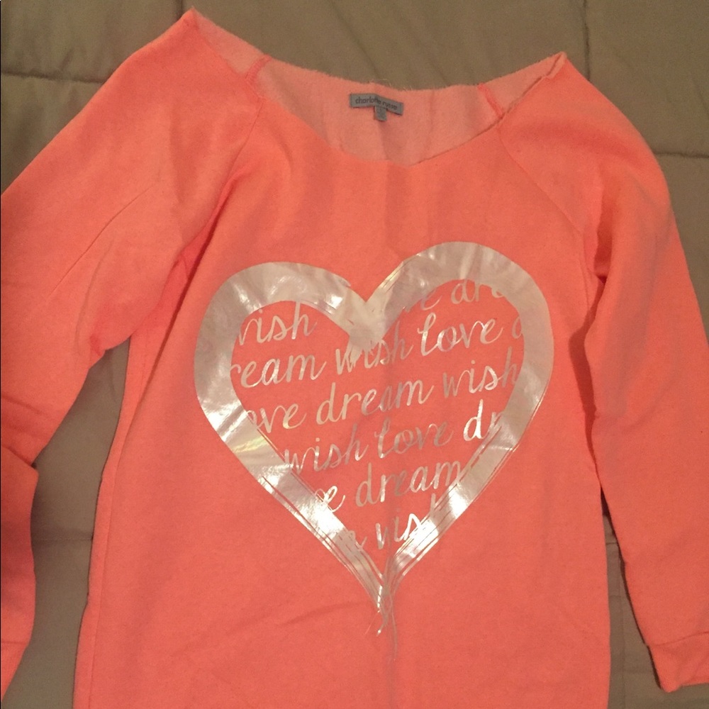 Juniors off shoulder sweater